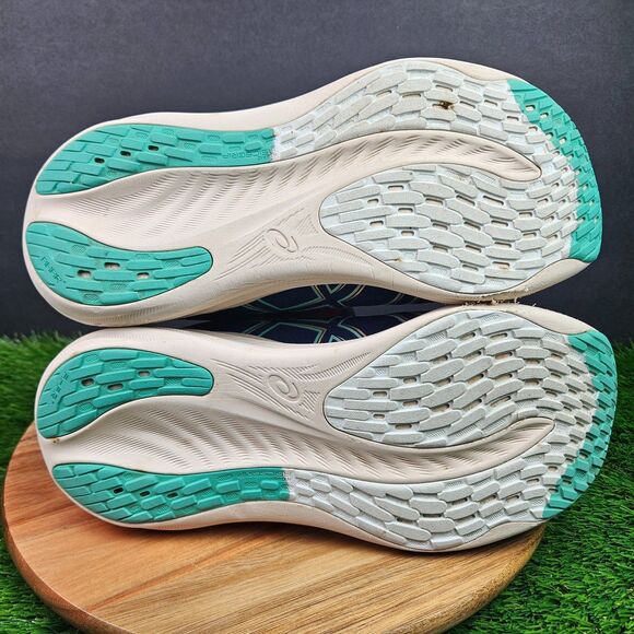 Asics Gel-Nimbus 26 Shoes Womens Size 11 Wide Blue Athletic Running Sneakers - Picture 11 of 12